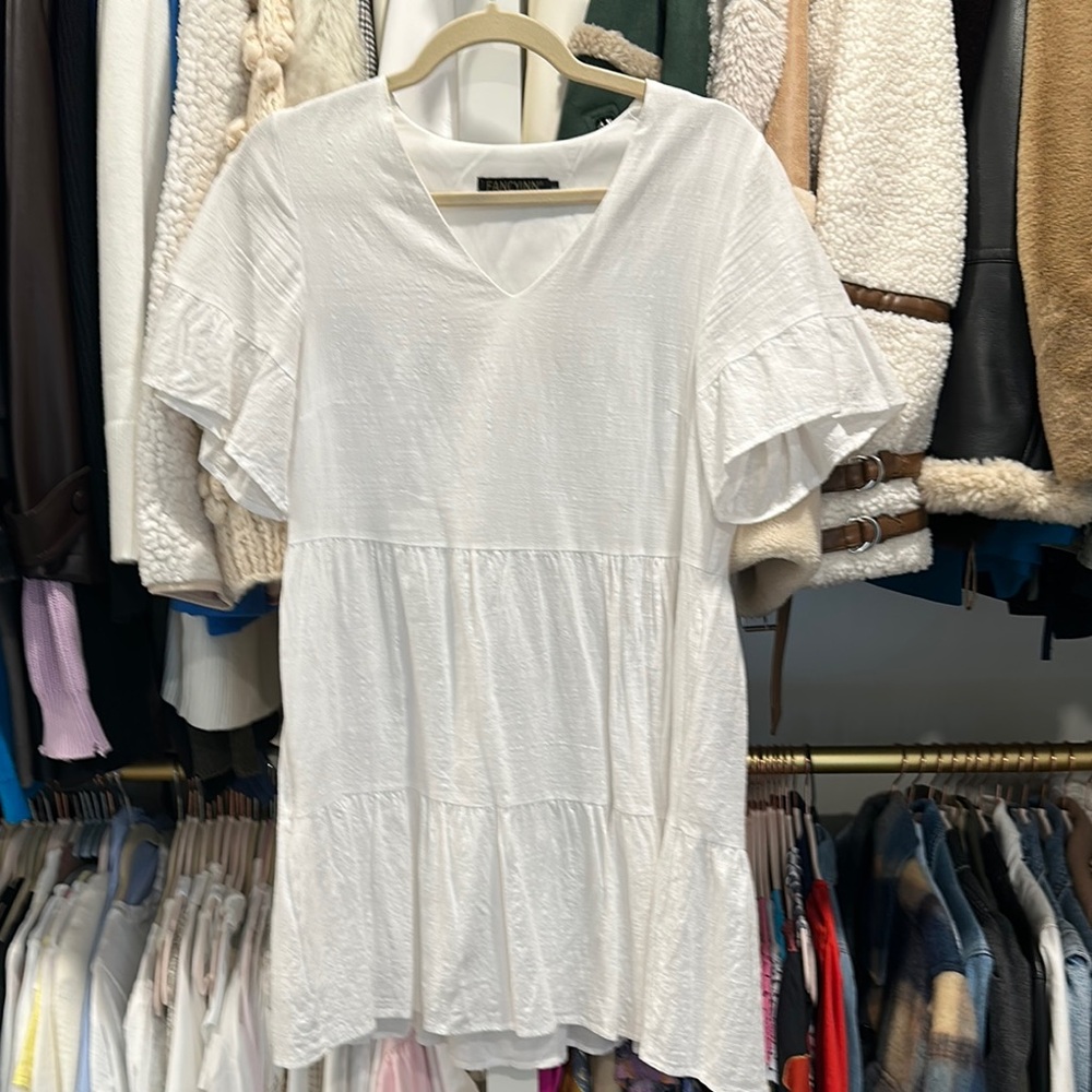 BUNDLE: Amazon Tiered Short Sleeve Mini Dress